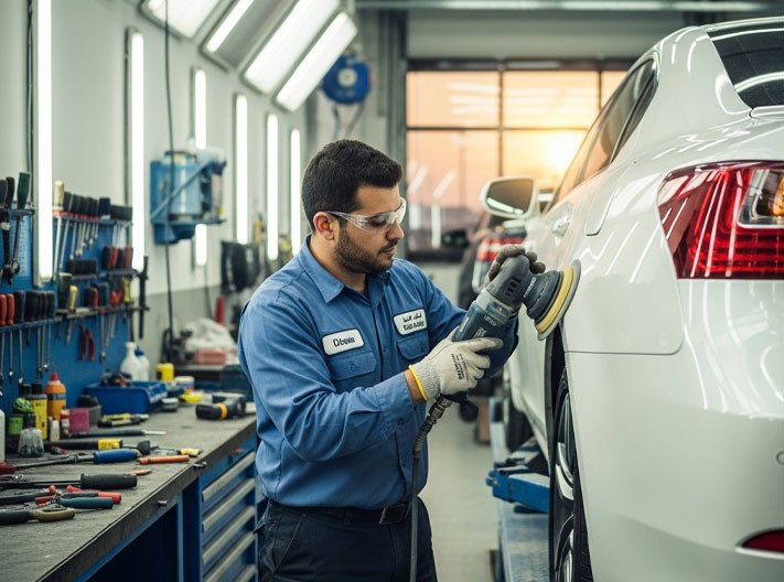 Auto body shop image